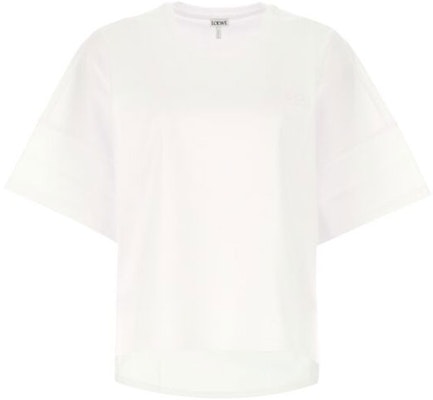 (W) LOEWE 純棉白色寬鬆T恤 SS21 S359341XA4-2100 Buy (W) LOEWE 純棉白色寬鬆T恤 SS21 S359341XA4-2100