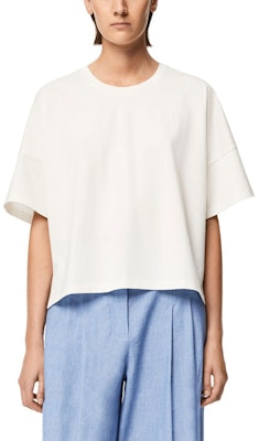 (W) LOEWE 純棉白色寬鬆T恤 SS21 S359341XA4-2100 Shop (W) LOEWE 純棉白色寬鬆T恤 SS21 S359341XA4-2100