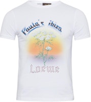 (Women) LOEWE Plant Logo Print White Round Neck T-Shirt Fashion. S616Y22X45-2016 (Women) LOEWE Plant Logo Print White Round Neck T-Shirt Fashion. S616Y22X45-2016