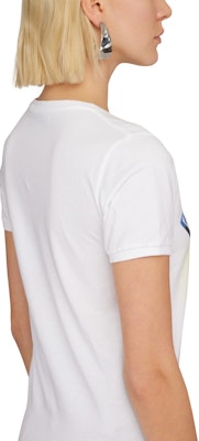 (W) LOEWE 植物Logo印花圓領白色T恤 時尚款式 S616Y22X45-2016 Details for (W) LOEWE 植物Logo印花圓領白色T恤 時尚款式 S616Y22X45-2016