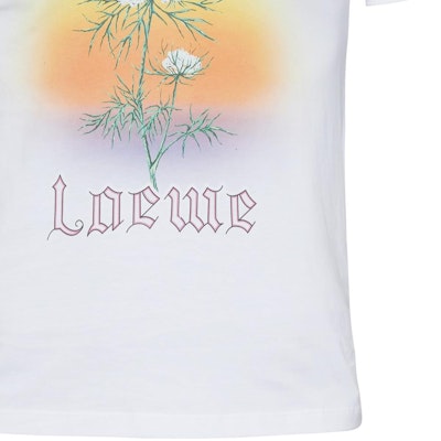 (W) LOEWE 植物Logo印花圓領白色T恤 時尚款式 S616Y22X45-2016 Cheap (W) LOEWE 植物Logo印花圓領白色T恤 時尚款式 S616Y22X45-2016