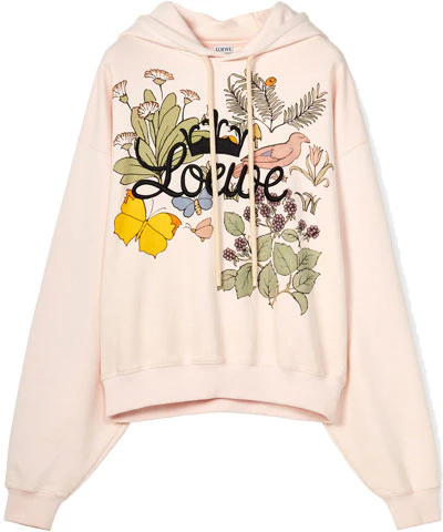women-loewe-plant-print-drawstring-hoodie-pink-s800-y25-x03-7629