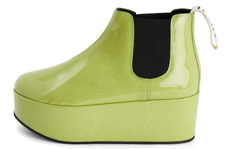 (Women) LOEWE Platform Chelsea Boots 'Green' L815S05X10-4550