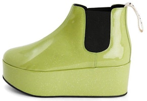 (Women) LOEWE Platform Chelsea Boots 'Green' L815S05X10-4550 (Women) LOEWE Platform Chelsea Boots 'Green' L815S05X10-4550