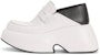 (W) LOEWE Tumit Platform 'Fesyen Kulit Putih' L814290X31-1957