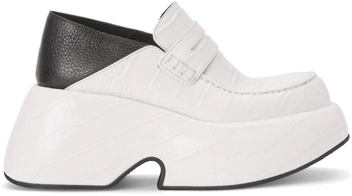 (W) LOEWE Platform Heels 'Fashion Kulit Putih' L814290X31-1957 Order (W) LOEWE Platform Heels 'Fashion Kulit Putih' L814290X31-1957