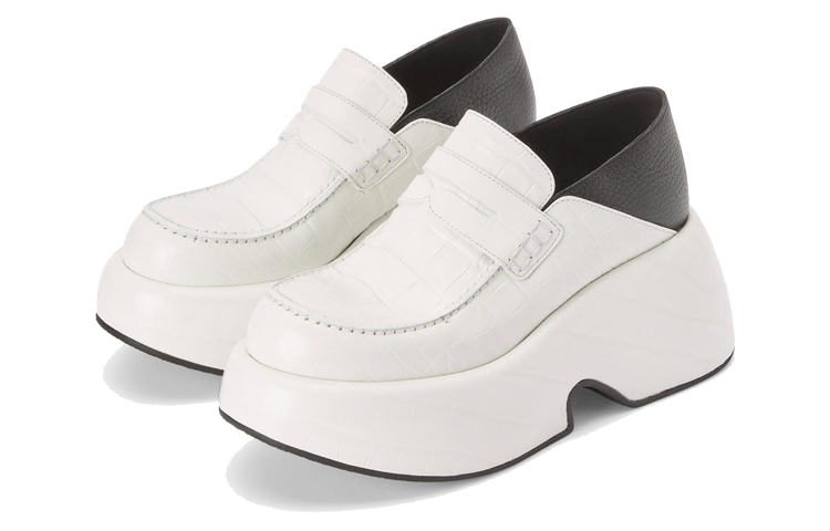 Lookbook (W) LOEWE Platform Heels 'Fashion Kulit Putih' L814290X31-1957