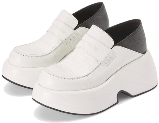 (W) LOEWE Platform Heels 'Fashion Kulit Putih' L814290X31-1957 Lookbook (W) LOEWE Platform Heels 'Fashion Kulit Putih' L814290X31-1957