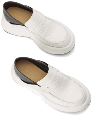 (W) LOEWE Platform Heels 'Fashion Kulit Putih' L814290X31-1957 Shop (W) LOEWE Platform Heels 'Fashion Kulit Putih' L814290X31-1957