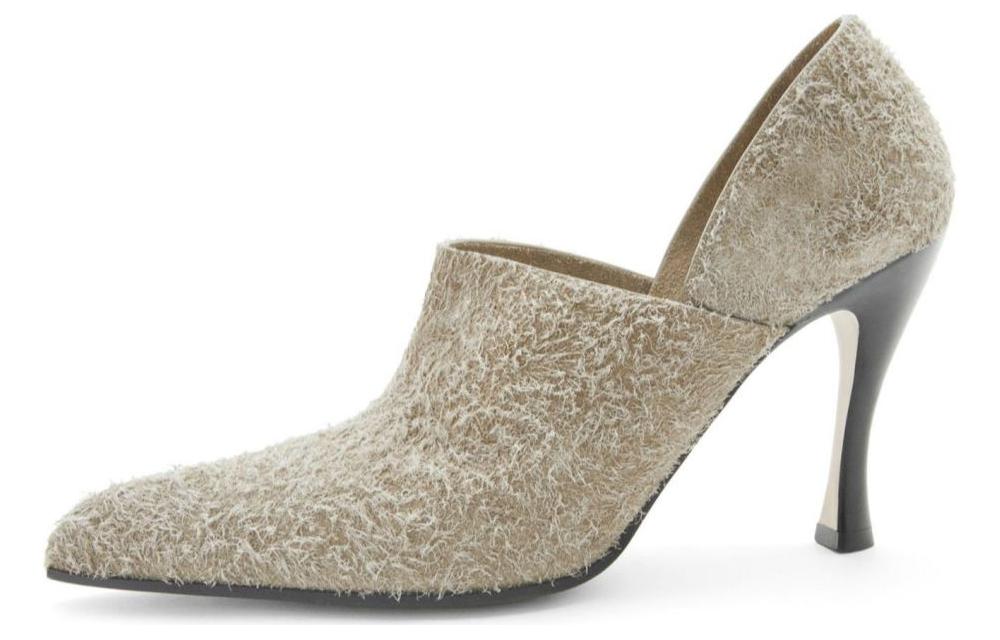 (W) LOEWE Pointed Toe Stiletto High Heels 'Beige'