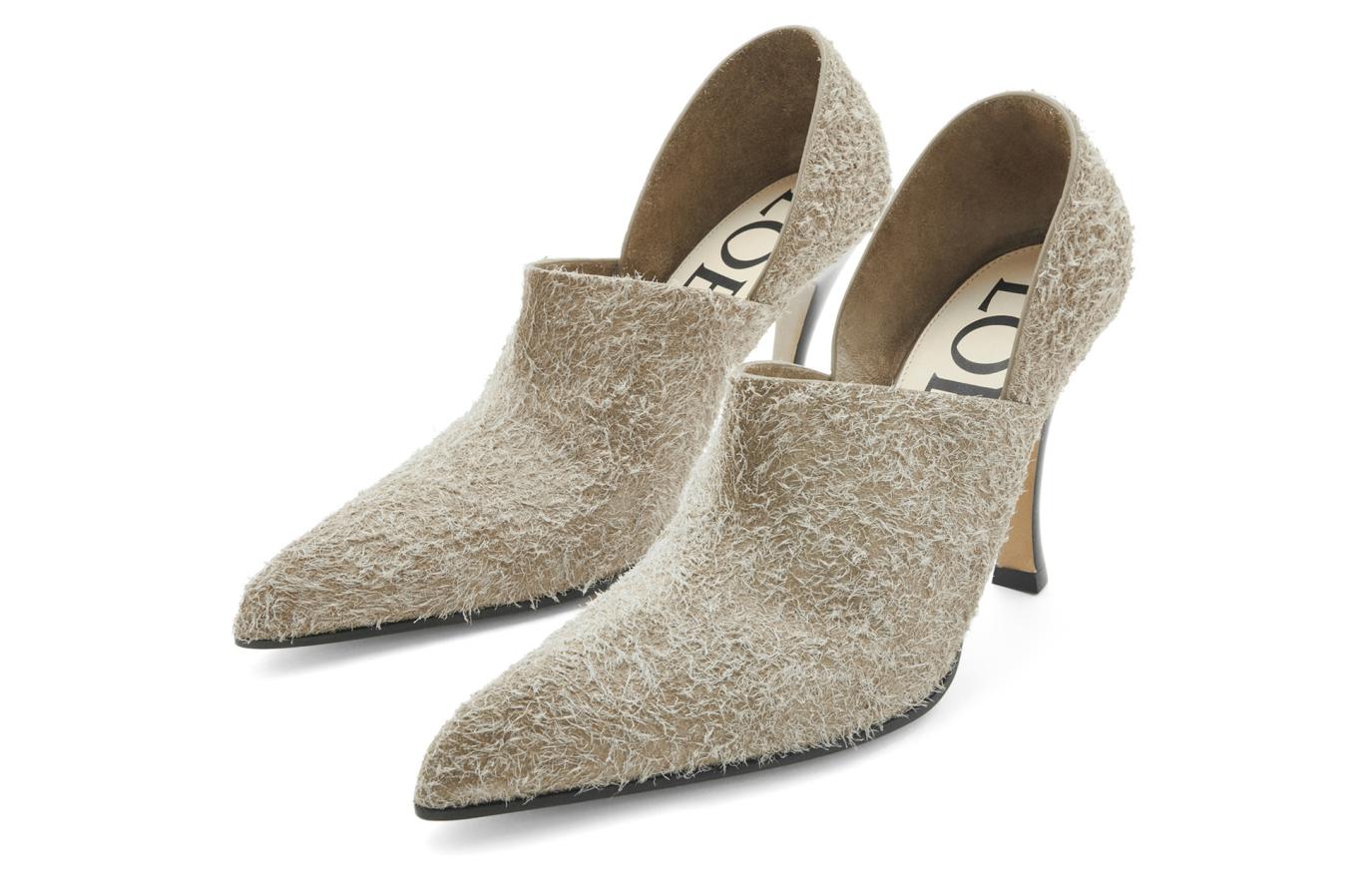 (W) LOEWE Pointed Toe Stiletto High Heels 'Beige' 圖 3