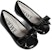 (W) LOEWE Puffy Ballerinas Flats Hitam Kulit Anak Biri-Biri L815466X34-1100
