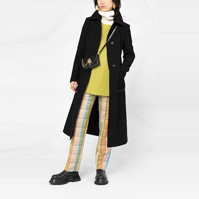 (Women) LOEWE Rainbow Plaid Casual Pants Multicolor D2292032IC-9990 Lookbook (Women) LOEWE Rainbow Plaid Casual Pants Multicolor D2292032IC-9990