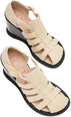 (Women) LOEWE Roman Sandal 'Beige' L814S10X06-8806 Shop (Women) LOEWE Roman Sandal 'Beige' L814S10X06-8806