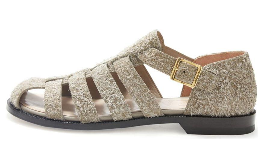 (Women) LOEWE Roman Sandals 'Khaki Green' L814465X91-4160