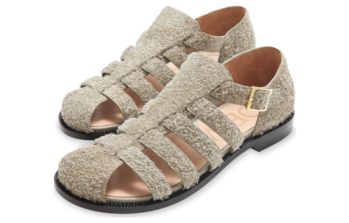 Lookbook (Women) LOEWE Roman Sandals 'Khaki Green' L814465X91-4160