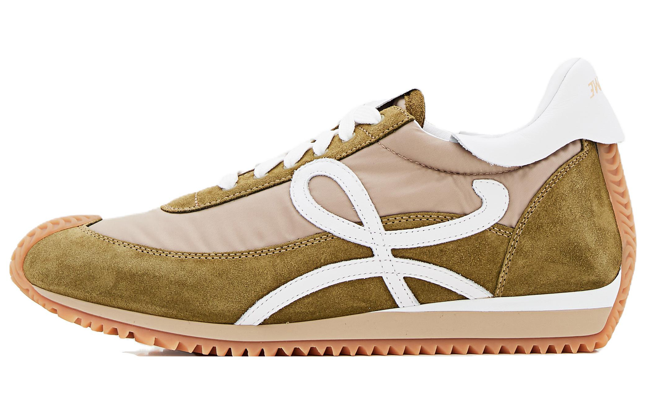 Buy (W) LOEWE Sepatu Low Top Round Toe Tali 'Coklat Hijau' L815282XA4-3034