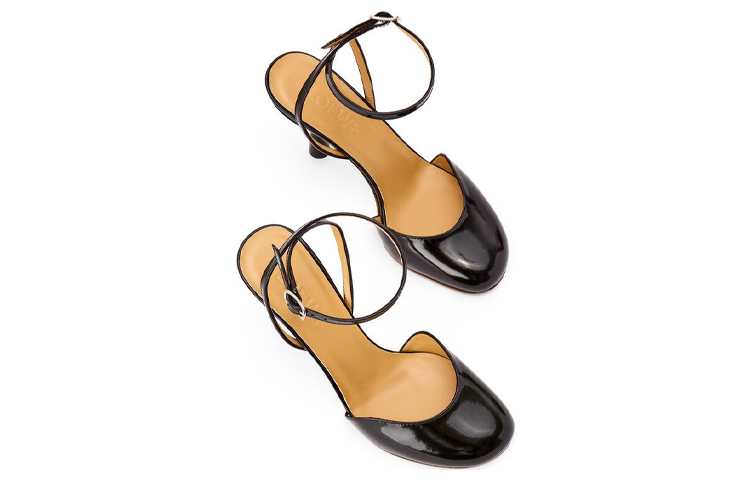 (W) LOEWE Slide 'Black Calfskin' 圖 4