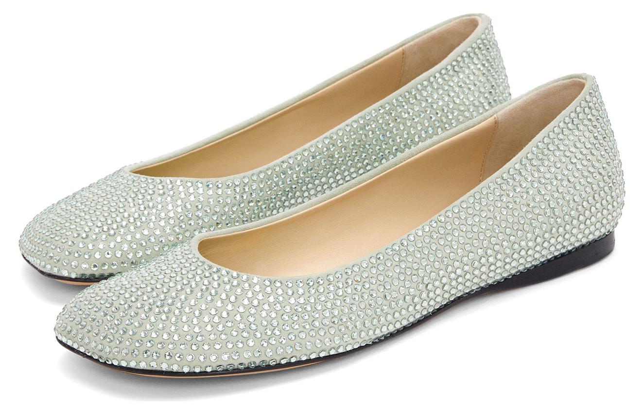 Lookbook (W) （レディース）ロエベ スリッポン『グリーン レザー』L815466X43-8459 L815466X43-8459