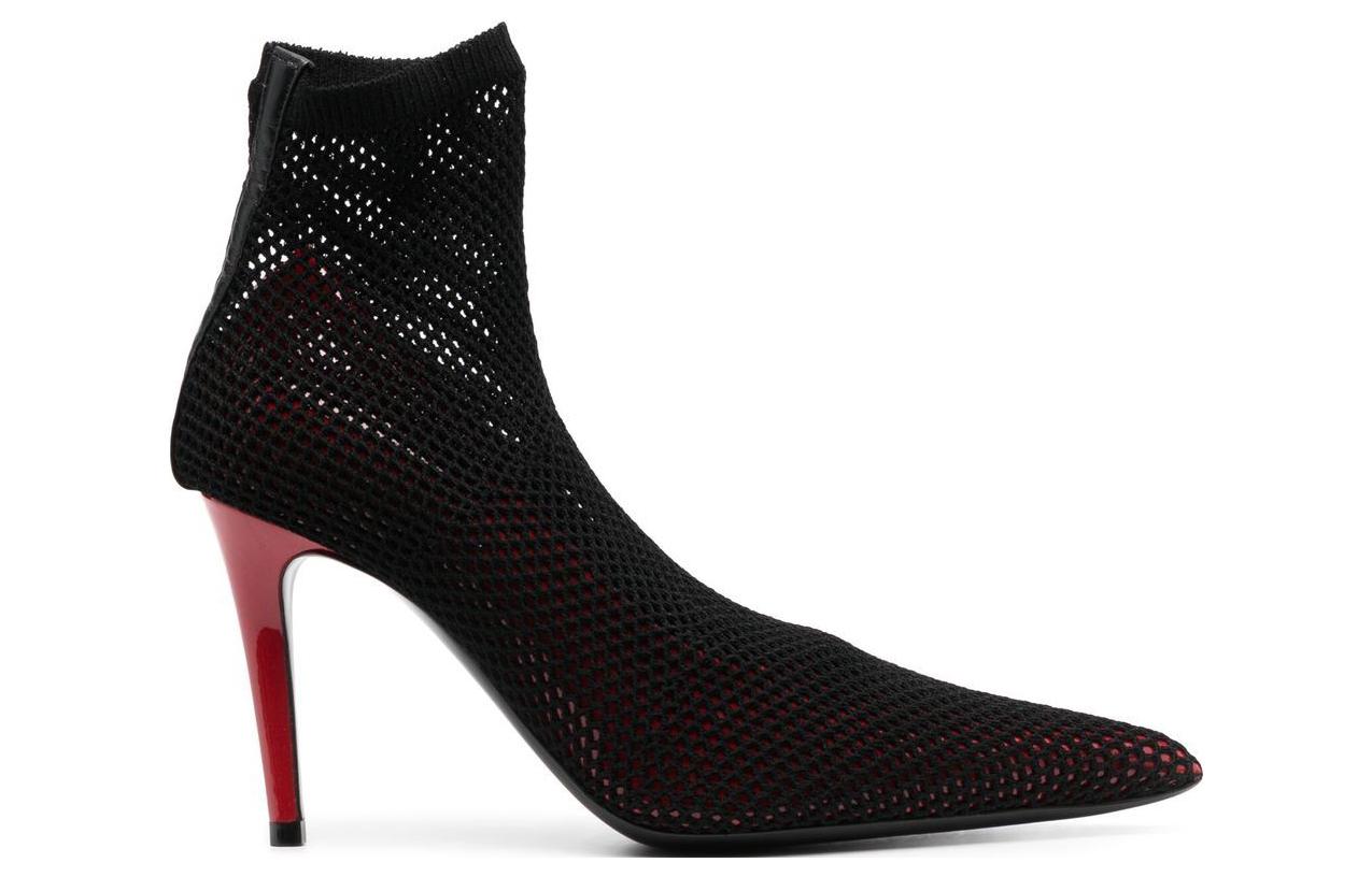 (W) LOEWE Slip-On High Heels 'Black Fabric' 圖 2