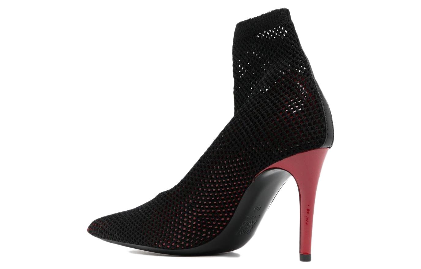 (W) LOEWE Slip-On High Heels 'Black Fabric' 圖 4