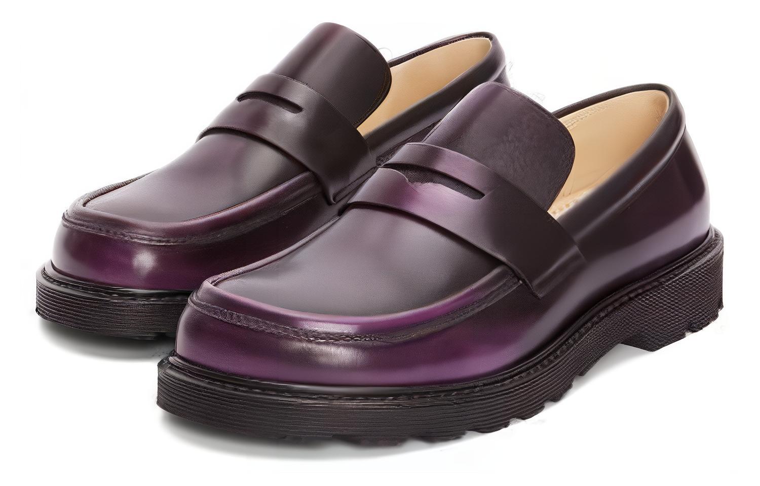 (W) LOEWE Slip-On Loafer 'Black Purple' 圖 2