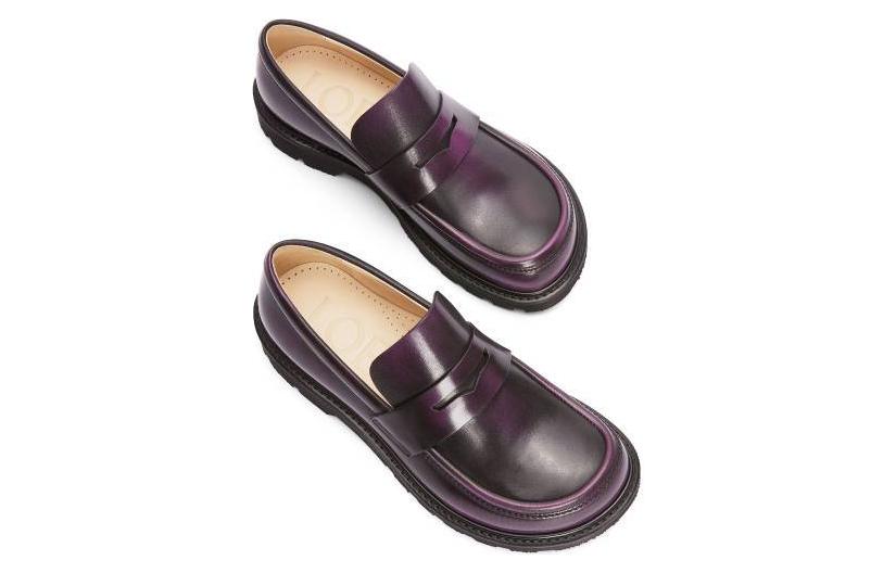 (W) LOEWE Slip-On Loafer 'Black Purple' 圖 3