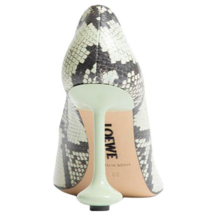 (W) LOEWE Slip-On Pump 'Green Asymmetric Heel' 圖 5