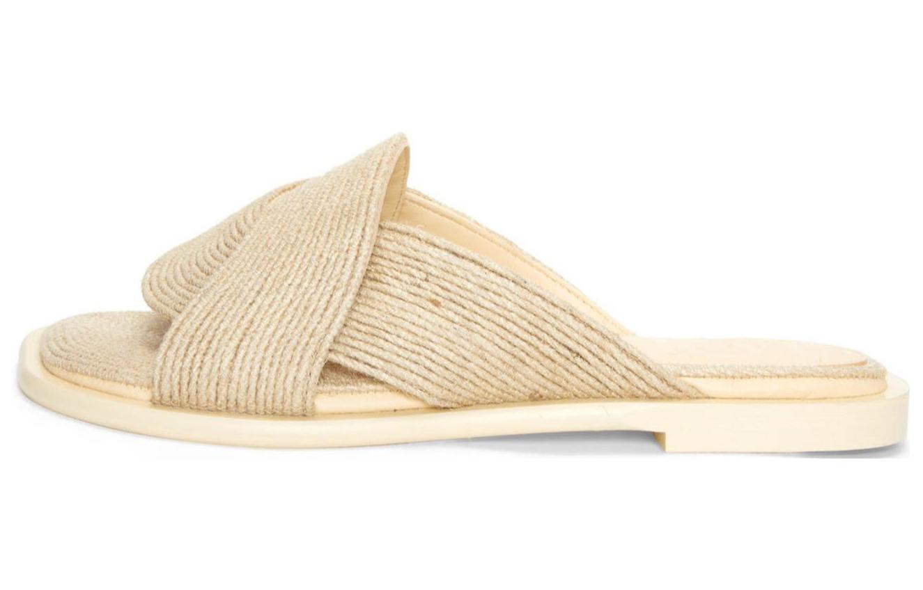 (Women) LOEWE Slip-On Round Toe Comfort 'Fashion Sandal Beige' L616465X54-2123