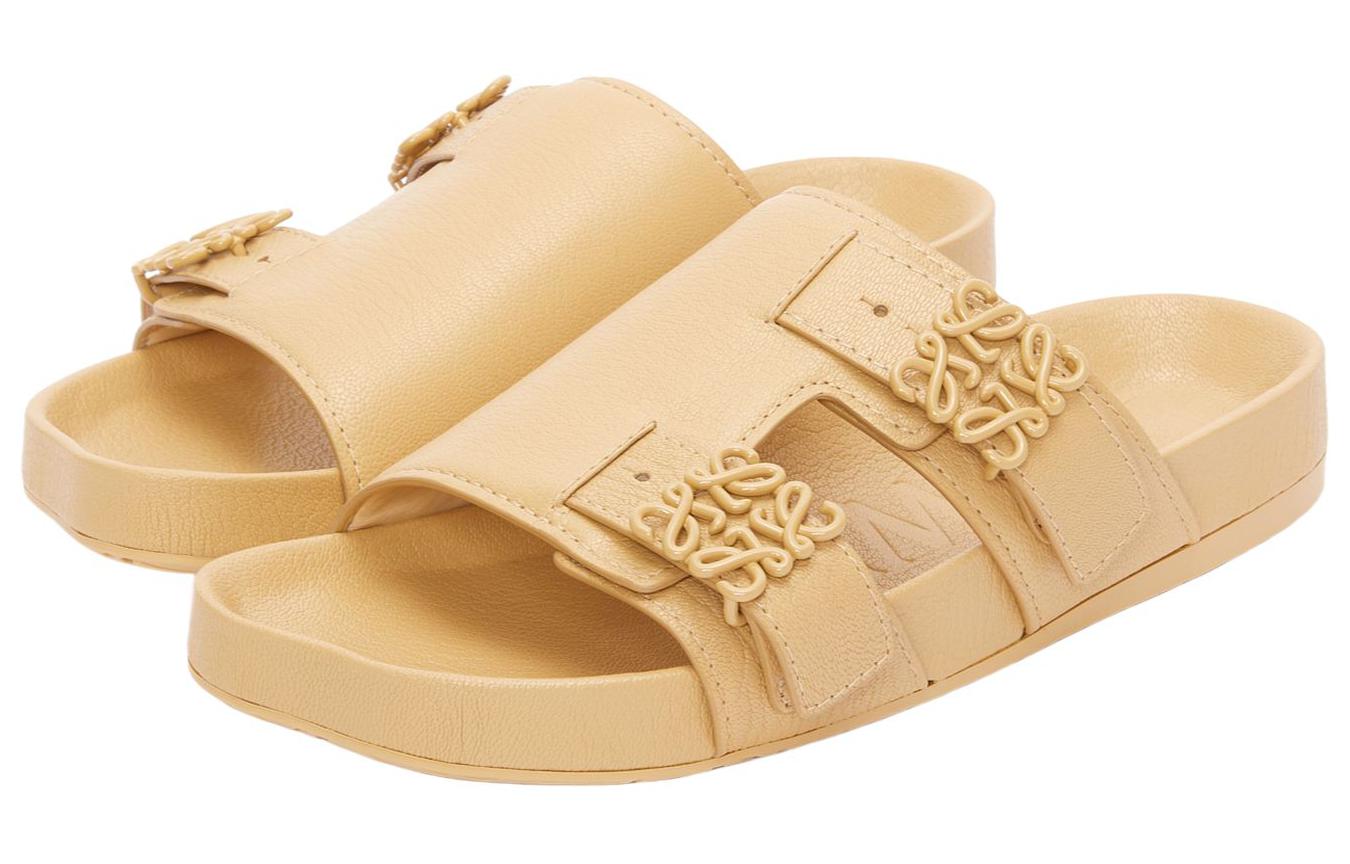 Lookbook (Women) LOEWE Slip-On Sandals 'Pale Yellow' L815465X95-8812