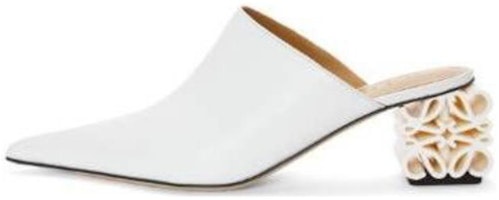 (Women) LOEWE Slip-On High Heel Sandals 'White Calfskin' L815379X682100 (Women) LOEWE Slip-On High Heel Sandals 'White Calfskin' L815379X682100
