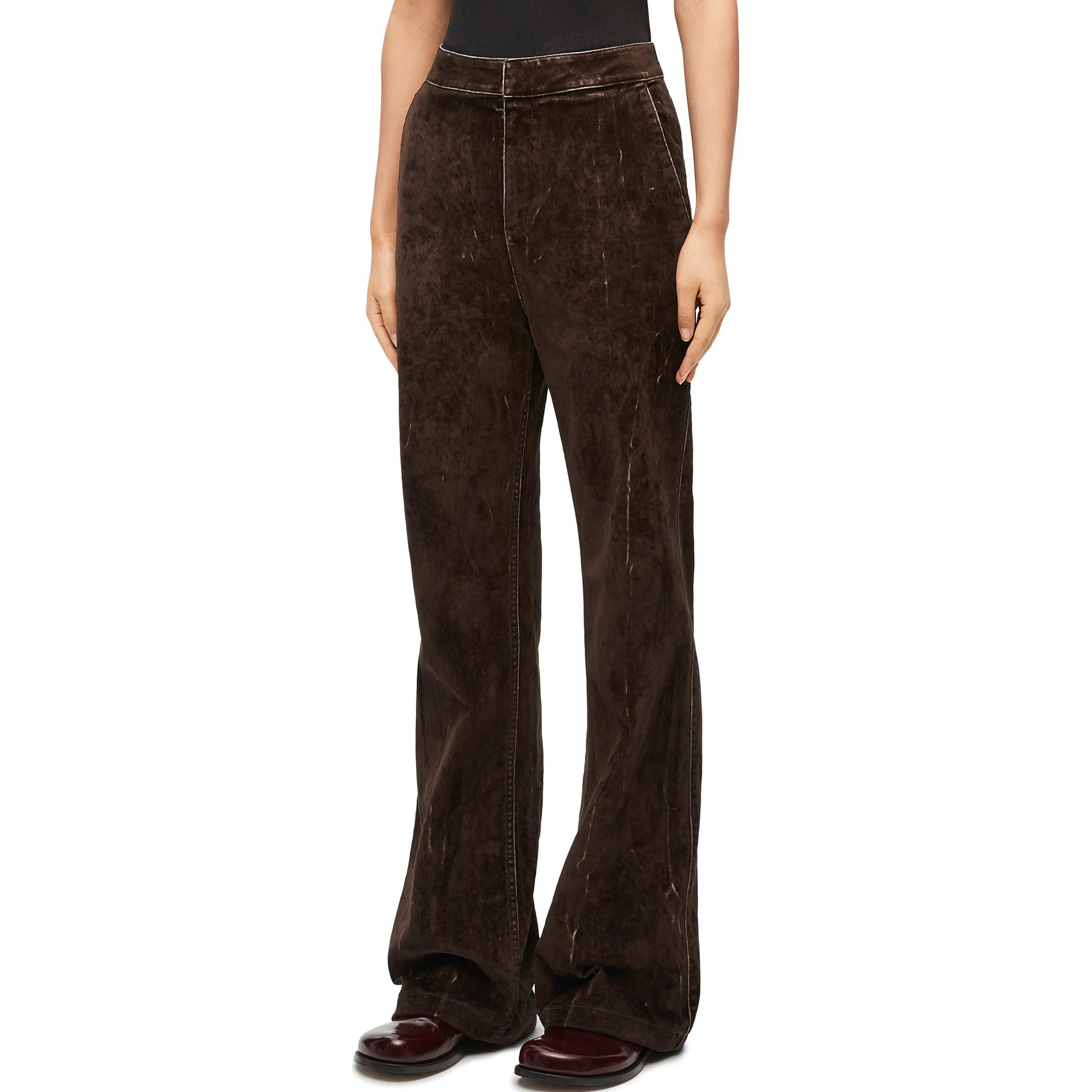 Lookbook (W) ロエベ スマイリーコレクション ウォッシュロゴ フレア ミッドウエスト デニム レディース。 S540Y11X45-3440