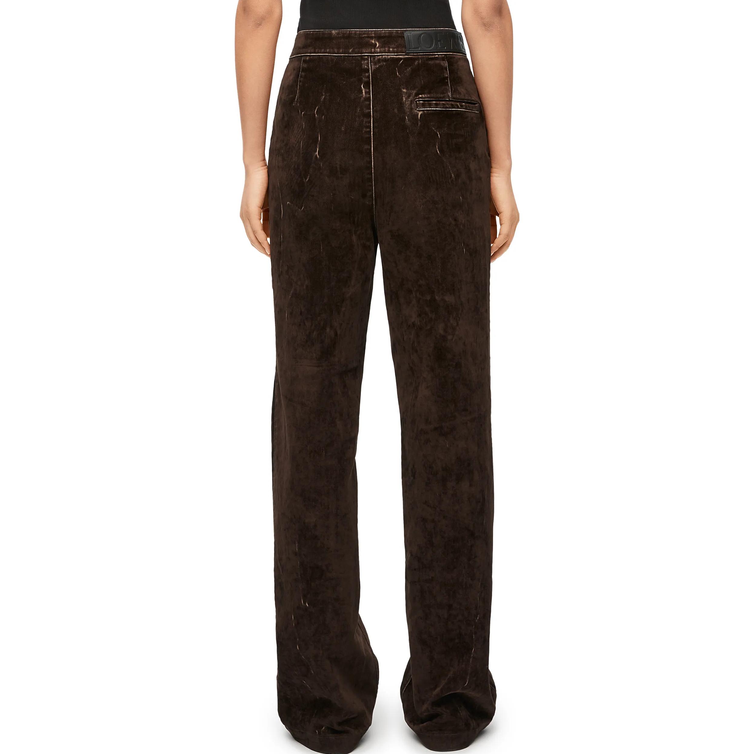 Shop (W) ロエベ スマイリーコレクション ウォッシュロゴ フレア ミッドウエスト デニム レディース。 S540Y11X45-3440