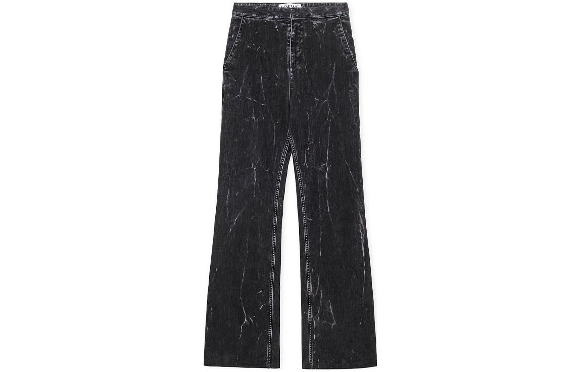 Details for (W) ロエベ スマイリーコレクション ウォッシュロゴ フレア ミッドウエスト デニム レディース。 S540Y11X45-3440