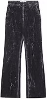 Details for (Women) LOEWE Smiley Collection Washed Logo Flared Mid-Waist Denim Jeans Women. S540Y11X45-3440