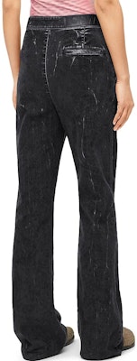 (W) ロエベ スマイリーコレクション ウォッシュロゴ フレア ミッドウエスト デニム レディース。 S540Y11X45-3440 1