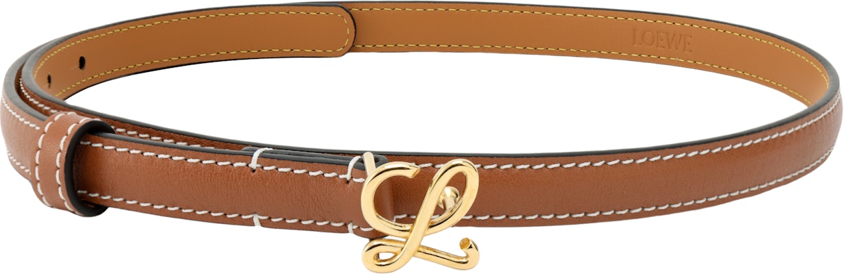 (W) LOEWE 光滑皮革腰带 棕褐色 1.5厘米宽 E821238X01-2526 Lookbook (W) LOEWE 光滑皮革腰带 棕褐色 1.5厘米宽 E821238X01-2526