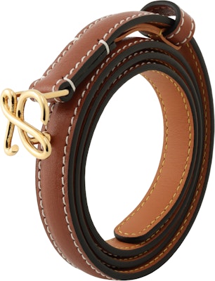 (W) LOEWE 光滑皮革腰带 棕褐色 1.5厘米宽 E821238X01-2526 Shop (W) LOEWE 光滑皮革腰带 棕褐色 1.5厘米宽 E821238X01-2526