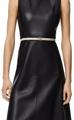 (W) LOEWE 女士光面皮革金扣腰带 浅燕麦色/金色 1.5cm宽 E619Z16X05-3971 Lookbook (W) LOEWE 女士光面皮革金扣腰带 浅燕麦色/金色 1.5cm宽 E619Z16X05-3971