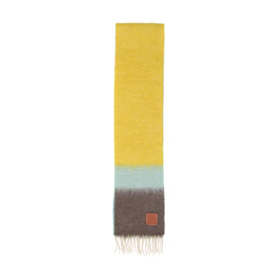 (Women) LOEWE Soft and Stylish Wool Scarf for Women - Warm and Comfortable. F606257XAG-1120