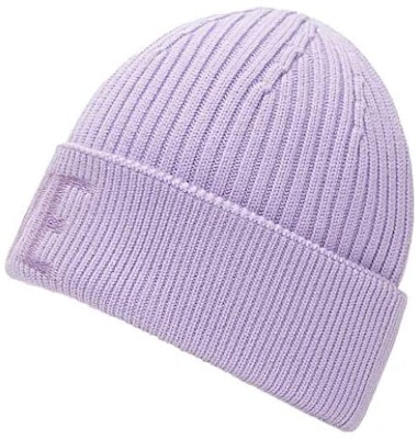 (Women) LOEWE Solid Color Knit Wool Beanie Purple. F540257X23-6140 Shop (Women) LOEWE Solid Color Knit Wool Beanie Purple. F540257X23-6140