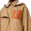 Sizing (Women) LOEWE SS21 Military Detachable Hood Parka Coat Women’s Caramel Brown. S540Y02X10-3550
