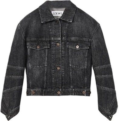 (Women) LOEWE SS22 Black Denim Twill Jacket. S540Y50X17-1100 Buy (Women) LOEWE SS22 Black Denim Twill Jacket. S540Y50X17-1100