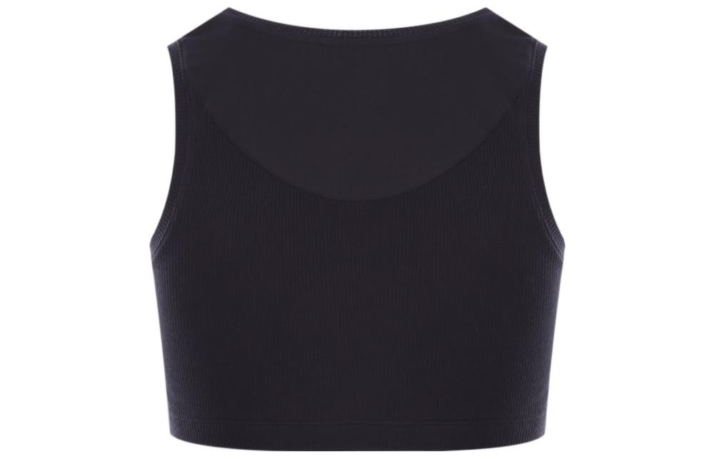 Lookbook (W) LOEWE SS22 Top sin Mangas de Algodón Negro con Tirantes Anchos S540Y07XAG-1102