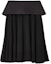 Buy (Women) LOEWE SS22 Black Viscose Fitted A-Line Midi Skirt. S540Y08X56-1100