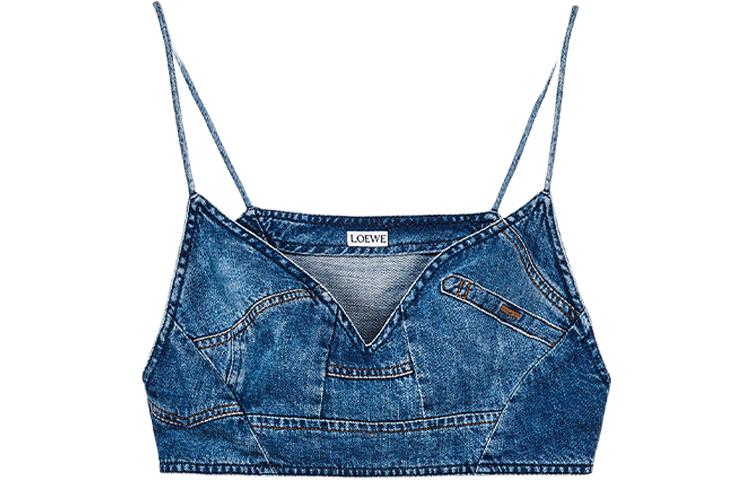 Order (W) LOEWE 2022春夏 蓝色牛仔短款上衣。 S540Y13X07-5400