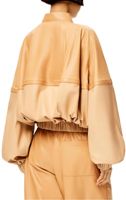 (Women) LOEWE SS22 Contrast Long Sleeve Napa Leather Jacket Beige S540Y09L01-2155 Purchase (Women) LOEWE SS22 Contrast Long Sleeve Napa Leather Jacket Beige S540Y09L01-2155