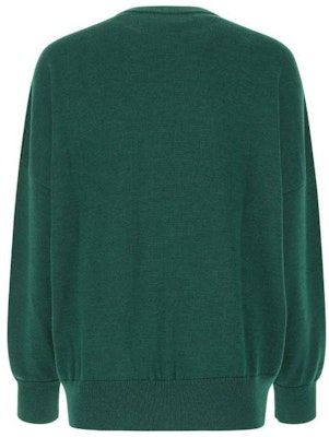 (Women) LOEWE SS22 Green Cashmere Jacquard Knit Pullover Sweater. S359Y14K63-4061 Lookbook (Women) LOEWE SS22 Green Cashmere Jacquard Knit Pullover Sweater. S359Y14K63-4061