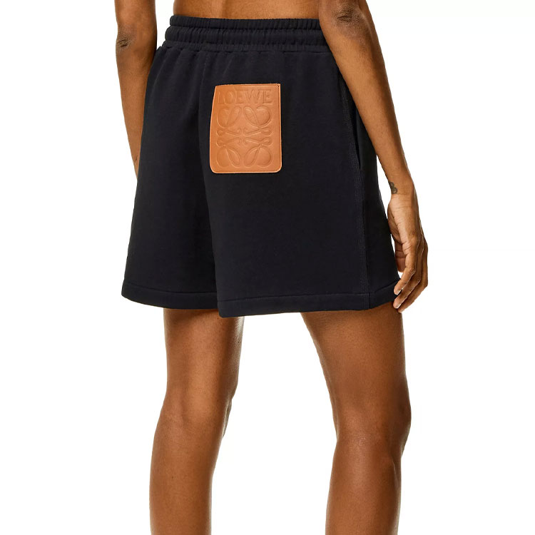 Purchase (Women) LOEWE SS22  High-Waist Drawstring Casual Shorts Black. S359Y27X20-1100