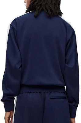 (Women) LOEWE SS22 Logo Print Zip-Up Jacket Navy Blue S359Y52X02-5510 Details for (Women) LOEWE SS22 Logo Print Zip-Up Jacket Navy Blue S359Y52X02-5510